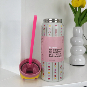 OWALAFreeSip NEW Original 32OZ Insulated Stainless Steel Water Bottle With Straw Sports Water Bottle