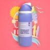 OWALA 32OZ Water Bottle With Straw, Insulated Stainless Steel Tumbler, 24hrs Cold, Lock Lid, for Sports Travel School,Color: Purple