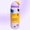 OWALA 32OZ Water Bottle With Straw, Insulated Stainless Steel Tumbler, 24hrs Cold, Lock Lid, for Sports Travel School,Style: Purple cartoon