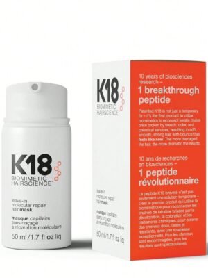 K18 Leave-In Molecular Hair Mask, Repairs Dry or Damaged Hair, Reverse Hair Damage from Bleach, Color, Chemical Services & Heat