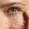 RoC Retinol Correxion Under Eye Cream for Dark Circles & Puffiness, Daily Wrinkle Cream, Anti Aging Skin Care Treatment Women and Men, 0.5 oz (Packaging May Vary)