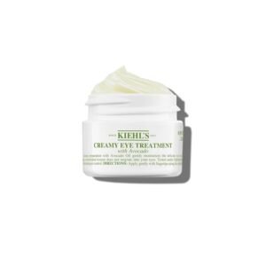 Kiehl's Avocado Eye Treatment, Under Eye Cream for Puffiness and Dark Circles, with Caffeine to Correct Bags, 99% Naturally Derived Non-Toxic Formula