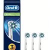 Cross Action Electric Toothbrush Replacement Brush Heads Refill, 3 Count, White
