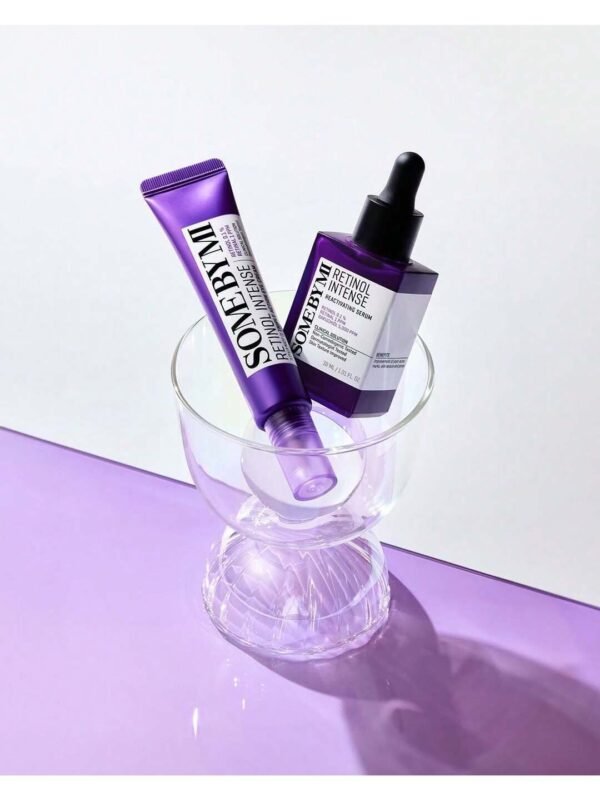2-67.jpg Retinol Skincare Set: Intense Reactivating Serum (30ml) + Advanced Triple Action Eye Cream (30ml) – Korean Skin Care with Bakuchiol, Smooths Skin Texture, Suitable for Daily Use