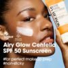 Korean SPF 50 Sunscreen for Face | Centella Sensitive Skin UV Protection | Non-Greasy, No White Cast,No Eye Irritation for Sensitive Skin | Lightweight Air Fit 1.69oz/50ml