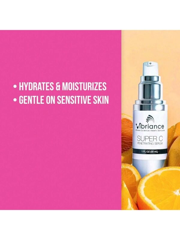 Super C Serum for Mature Skin, Made in USA, All-in-One Vitamin Formula Hydrates, Firms, Lifts, Smooths, Targets Age Spots, Wrinkles, 1 fl ozVibriance Super C Serum for Mature Skin, Made in USA, All-in-One Vitamin Formula Hydrates, Firms, Lifts, Smooths, Targets Age Spots, Wrinkles, 1 fl oz