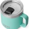 YETI Rambler 14 oz Ceramic Lined Stackable Mug, Vacuum Insulated, Stainless Steel with MagSlider Lid