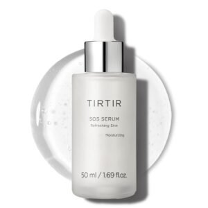TIRTIR SOS Serum - Radiant Glow Boosting Face Serum - Plumping, Anti Aging, Hydrating - Visibly Smooth and Glowy Skin - Fragrance Free for All Skin Types, 1.69 fl.oz.