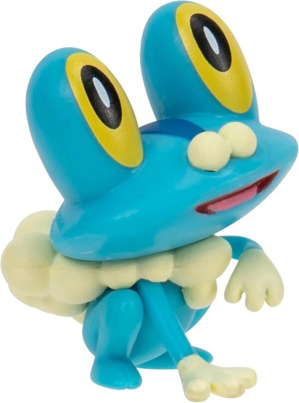 Pokémon PKW3133 - Clip'n'Go Poké Balls - Froxy & Pokéball, Official Pokéball with 5 cm Figure Red Ball