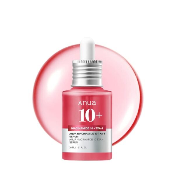 ANUA Niacinamide 10 + TXA 4 Serum, Hyaluronic Acid, Tranexamic acid, Facial Serum For GlassSkin, Glow Back Serum, Dark Spot Care, Postnatal Skincare, Korean Skincare (30ml/1.01 fl.oz)