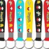 POKEMON 86PCS For Cute Birthday Party decorations Set Included 12 Bracelets, 12 Acrylic Pins, 12 Keychains, 50 Stickers, for Boys and Girls Cartoon Theme Party