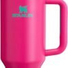 STANLEY Quencher H2.0 Tumbler with Handle and Straw 40 oz | Flowstate 3-Position Lid | Cup Holder Compatible for Travel | Insulated Stainless Steel Cup