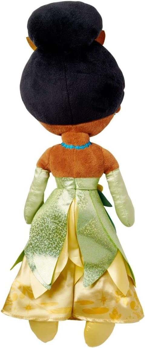 Disney Official Princess Plush Doll, Tiana, Medium 14 Inches, Soft Plushy with Embroidered Features, Princess Toys for Girls, Disney Dolls, Stuffed Animals for Girls