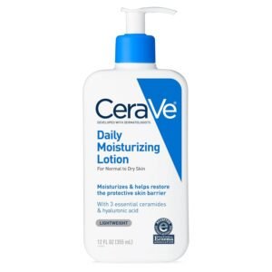 CeraVe Daily Moisturizing Lotion for Dry Skin, Body Lotion & Face Moisturizer with Hyaluronic Acid and Ceramides, Daily Moisturizer, Fragrance Free