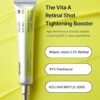 celimax The Vita A Retinal Shot Tightening Booster | 0.1% Retinal, Pore Minimizer, Wrinkles & Fine Lines, Firmer Skin, 15ml