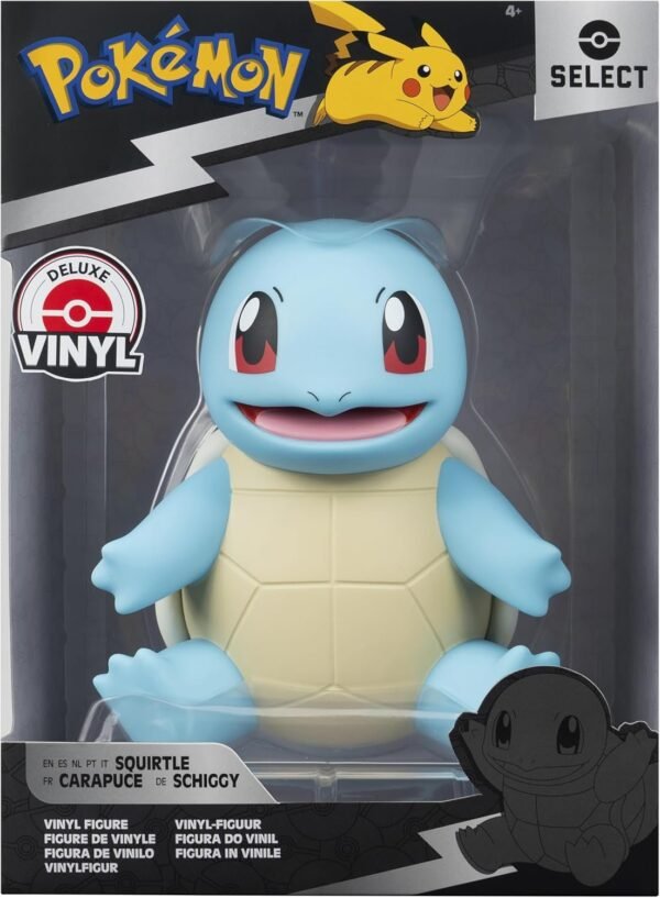 Pokémon Squirtle Select Vinyl Figure - 8-Inch Figure Made from Vinyl