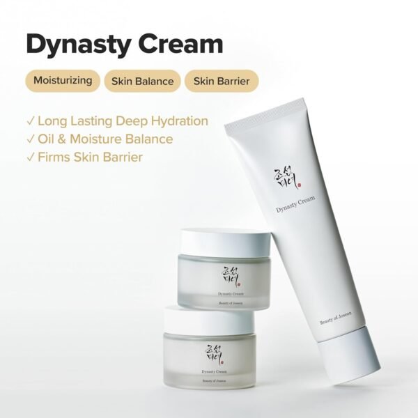 Beauty of Joseon Dynasty Cream Hydrating Face Moisturizer for Dry, Sensitive Skin, Korean Skincare for Men and Women 50ml, 1.69 fl.oz.