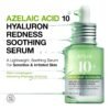 Anua Azelaic Acid 10 Hyaluron Redness Soothing Serum, Facial Serum for Troubled & Sensitive Skin, Breakouts, Hyaluronic Acid, Niacinamide, Spot Care, Natural Color, Korean Skincare (30ml/ 1.01 fl oz.)