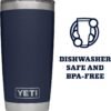 YETI Rambler 20 oz Stainless Steel Vacuum Insulated Tumbler w/MagSlider Lid