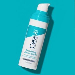 CeraVe Resurfacing Retinol Serum For Post Acne Marks, Formulated With Licorice Root Extract & Niacinamide, Brightening Serum & Pore Minimizer For Face, Post Acne Skin Barrier Repair, Non-Comedogenic