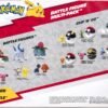 Pokémon Battle Figure 6 Pack-Features 2-Inch Pikachu, Squirtle, Charmander, Bulbasaur, Mimikyu & Toxel-Authentic Details