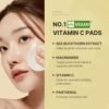 Medicube Deep Vita C Facial Toner Pads for Uneven Skin Tone, 500,000PPM of Vitamin Water & 3 Types of Vitamin, Hydrating & Resurfacing (70 sheets)