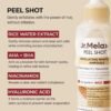 Dr.Melaxin Peel Shot Glow Rice Peeling Ampoule 80ml Daily Soft Exfoliating Face and Body Scrub Dead Skin Cells Blackhead Remover for All Skin Types korean skin care