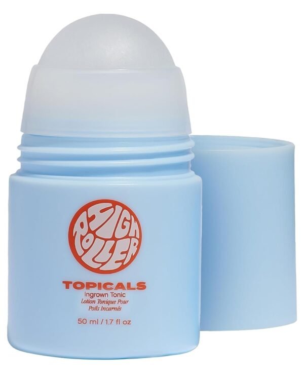 image_1-36.jpg Topicals High Roller Ingrown Hair Serum | Roll-on Tonic to Soothe and Calm Irritated Skin on Face, Armpits and Bikini Areas | Contains Salicylic and Glycolic Acid | Vegan and Cruelty-Free (1.7 Fl Oz)