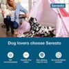 Seresto Flea & Tick Collar For Dogs Over 18 lbs., Treatment & Prevention, Vet-Recommend, 8 Month Protection