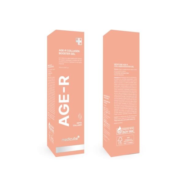 Medicube Age-R Collagen Booster Gel Serum for Skin Care Devices - Filled With Collagen Radiance Capsules - Visible Skin Elasticity and Moisturizing Care