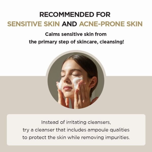 SKIN1004 Madagascar Centella Ampoule Foam, 4.23 fl.oz, Korean Face Cleanser & Makeup Remover with Centella Asiatica, Gentle Daily Cleanser for Soft Skin, Korean Skin Care