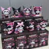 New Sanrio Kuromi Anime Figure - Cute Collectible PVC Statue with Chibi Kuromi Face for Bedside, Desk & Car Decor - Collectors Gift Suitable for 14+ Years, Christmas/Birthday Present