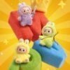 LABUBU The Monster Pin for Love Series (A–M) Mini Labubu Doll Blind Box Keychain – Vinyl Plush Pendant, Bag Charm, Collectible Holiday & Birthday Gift for Kids & Adults, Single Box