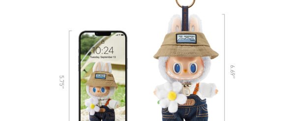 LABUBU The Monsters Fall in Wild Series-Vinyl Plush Doll Pendant Action Figure, 6.69 inches Height, Toys for Modern Home Decor, Collectible Toy Set for Desk Accessories, 1PC