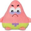 Spongebob Squarepants Patrick Star 6-Inch Two-Sided Flip Plush Toy with Embroidered Details - Cute Mini Collectible Plush for Kids, Teens, and Adults