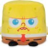 Spongebob Squarepants Spongebob 5 -Inch Two-Sided Flip Plush Toy with Embroidered Details - Cute Mini Collectible Plush for Kids, Teens, and Adults