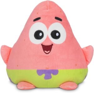 Spongebob Squarepants Patrick Star 6-Inch Two-Sided Flip Plush Toy with Embroidered Details - Cute Mini Collectible Plush for Kids, Teens, and Adults