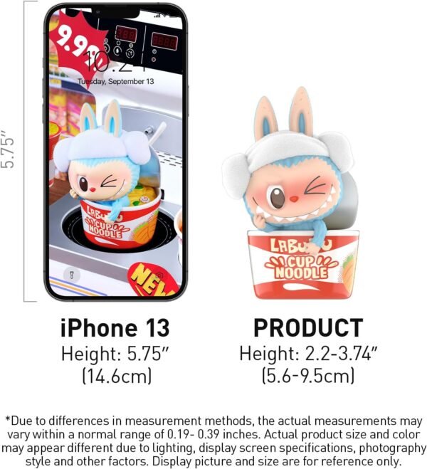 LABUBU The Monsters Wacky Mart Series Blind Box Figures, Random Design Action Figures Collectible Toys Home Decorations, Holiday Birthday Gifts for Girls and Boys, Single Box