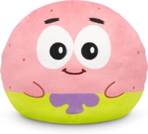 Spongebob Squarepants Patrick Star 6 -Inch Two-Sided Flip Plush Toy with Embroidered Details - Cute Mini Collectible Plush for Kids, Teens, and Adults