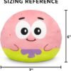 Spongebob Squarepants Patrick Star 6 -Inch Two-Sided Flip Plush Toy with Embroidered Details - Cute Mini Collectible Plush for Kids, Teens, and Adults