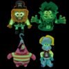 SpongeBob SquarePants Movie: The Search for SquarePants - Bikini Bottom Glow Pals 6" Plush Toy Assortment, Glow-in-the-Dark SpongeBob, Patrick, Squidward, Flying Dutchman Collectibles